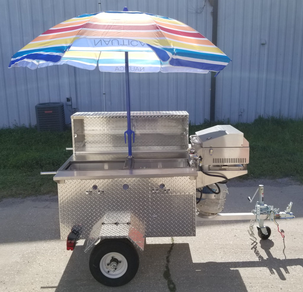 Hotdog food cart