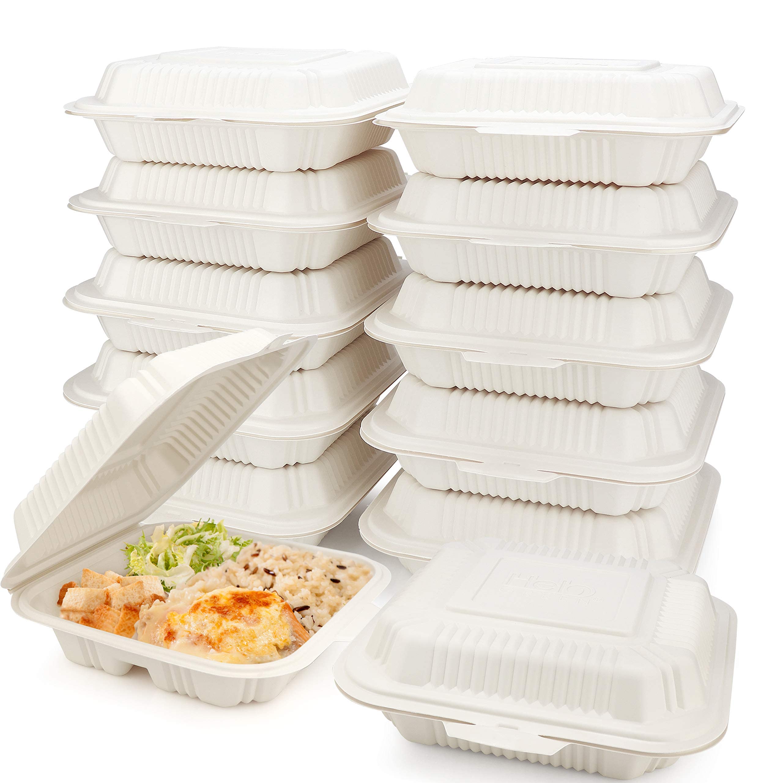Compartment containers lids oz