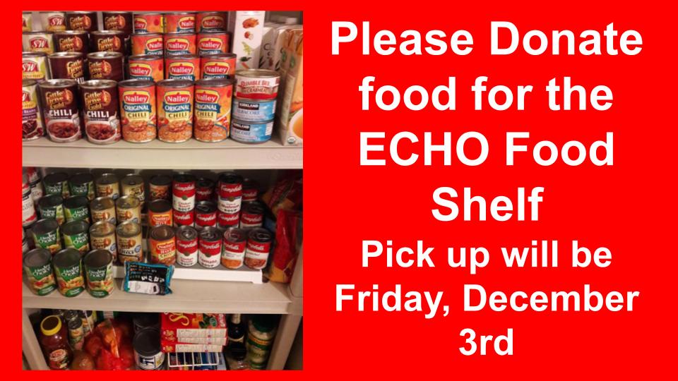 Echo food shelf
