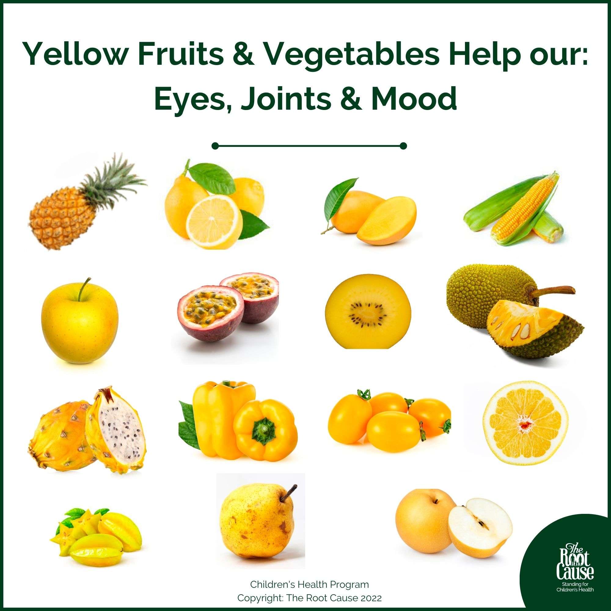 Yellow food mood color brighten dramatic impact even next time