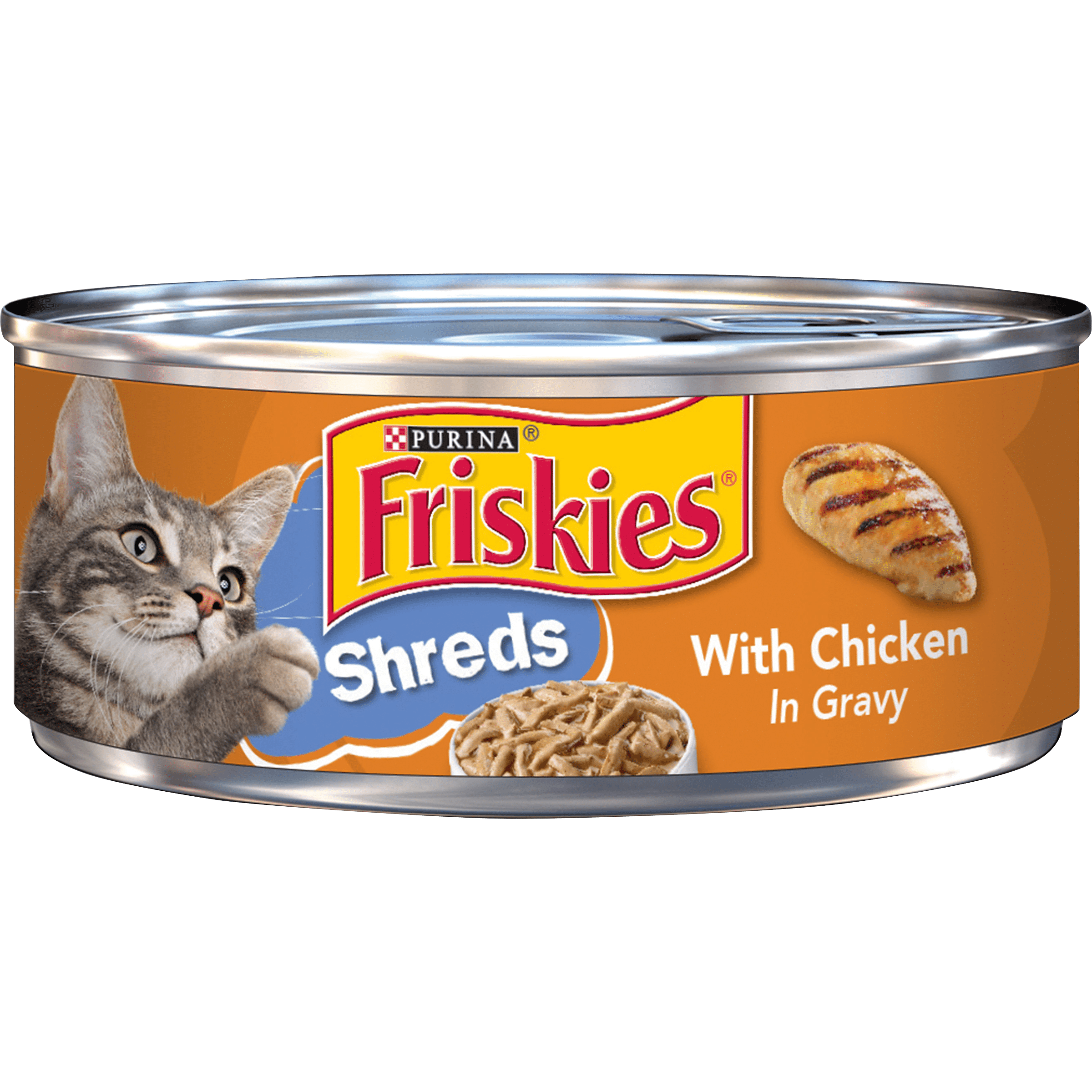 Wet canned cat food