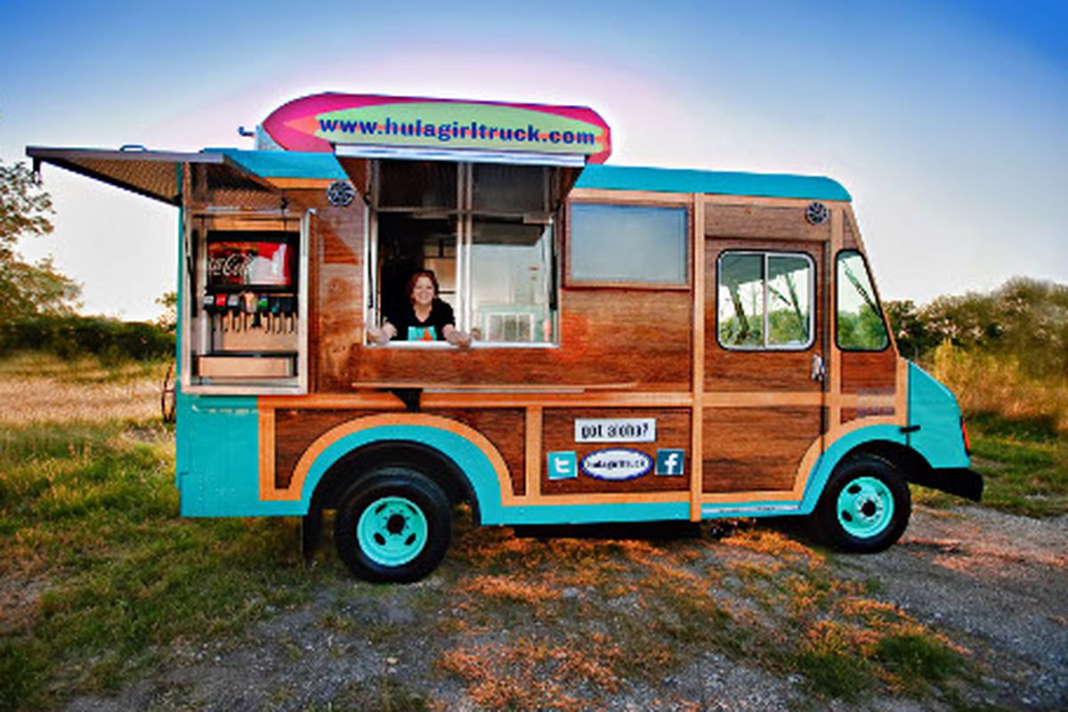 Food truck hawaiian trucks taco hula girl dc cute local grill worries regulation la brennan trailer station wagon missing dishes
