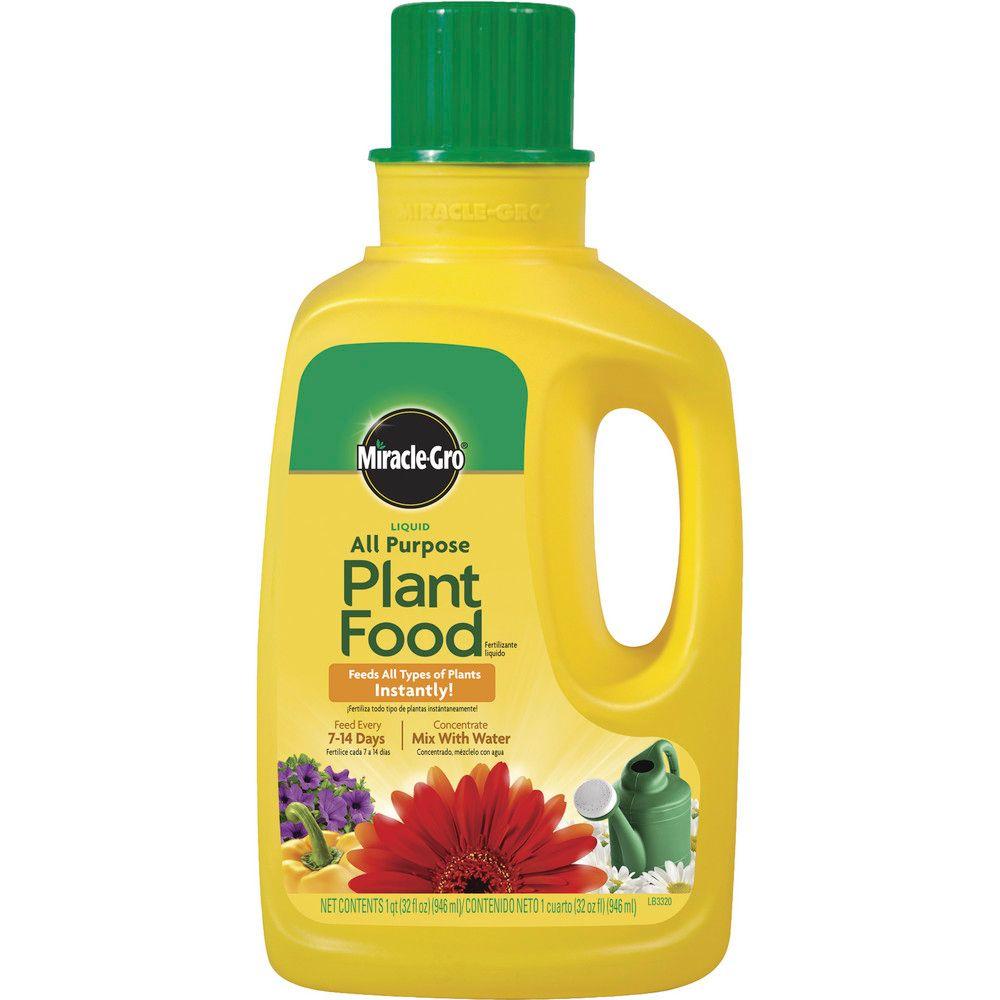 Miracle grow plant food