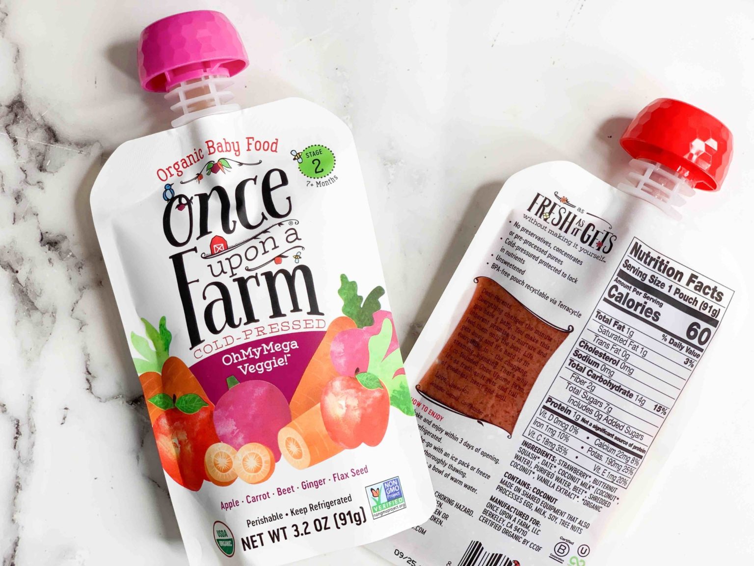 Baby food pouches