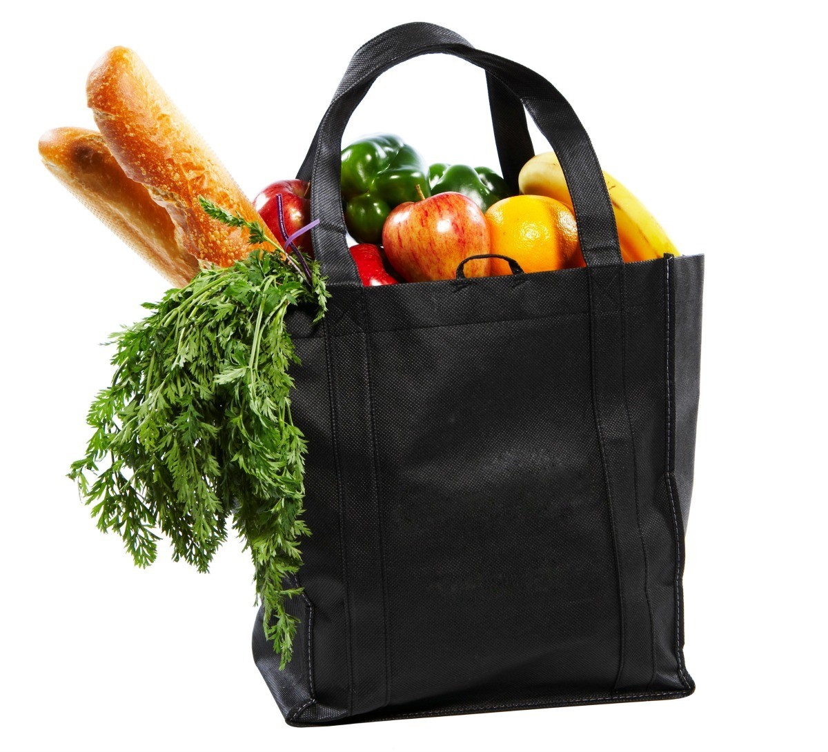Shopping reusable bags bag remembering food store using veggies filled yes take thriftyfun car