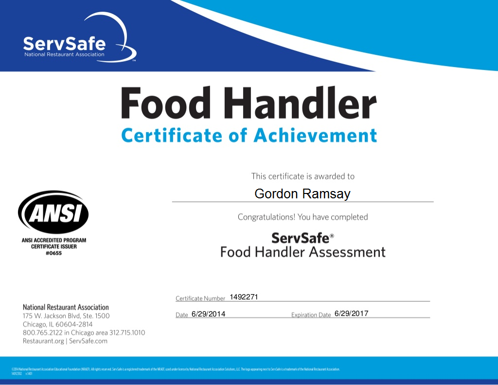 Handeling handlers certificates
