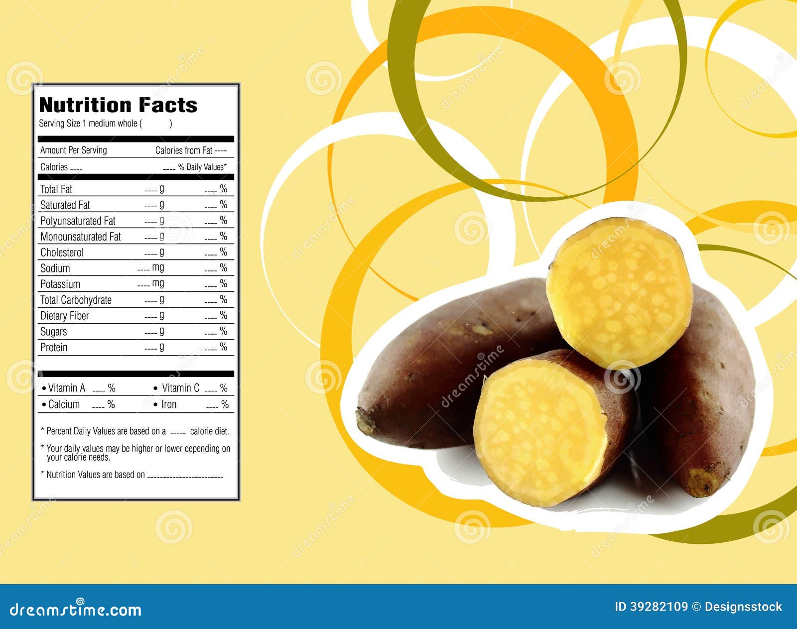 Nutrition potato potatoes facts label fact calories information updated